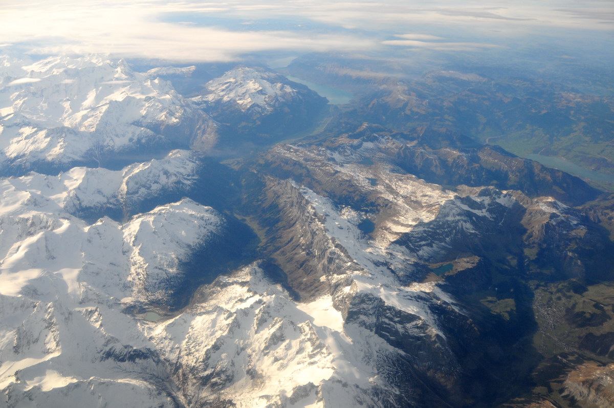 L'' Oberland bernese dall'' alto.